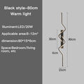 Modern Wall Light Fixture for Living Room & Bedroom - Nordic Ceiling Sconce with Aluminum Finish