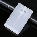 5PCS Card-Shaped Fine Mist Spray Bottles - Portable Travel Perfume Atomizers