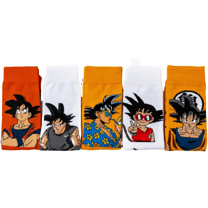 Anime Street Style Crew Socks Men Women Casual Funny Yoga Cycling Socks