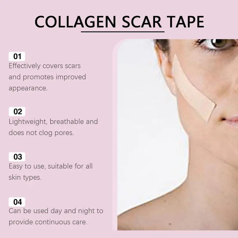 Silicone Scar Sheet Waterproof Breathable Painless Scar Repair Tape 4.2x5cm