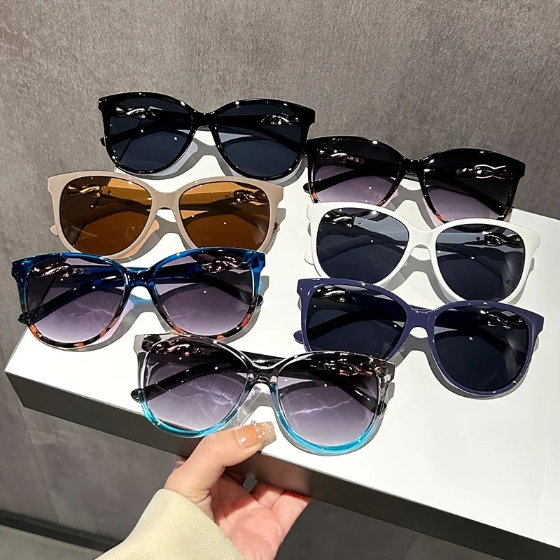Women's Cat Eye Sunglasses Retro Butterfly Fashion Mountaineering Eyewear