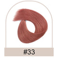 Clip-In Straight Silk Top Wig with Bangs for Women - Real Human Hair, Blonde