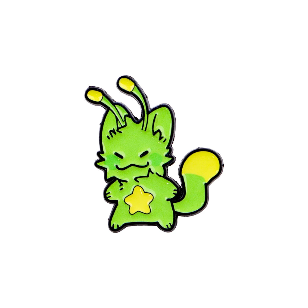 Cartoon Alien Cat Enamel Pin UFO Brooch Badge for Bags & Accessories