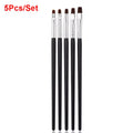 5Pcs Dental Resin Brush Pens - Teeth Shaping & Cleaning Tools for Resin & Nail Art