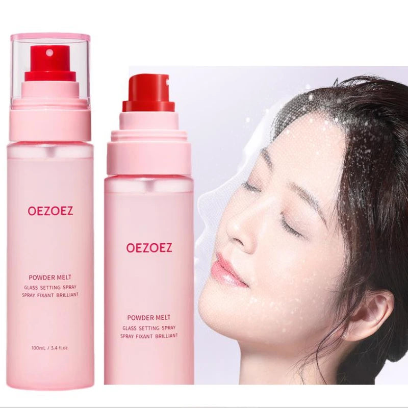 Hydrating Setting Spray Makeup Fixer - Dewy Natural Finish, Long Wear, Facial Primer Mist