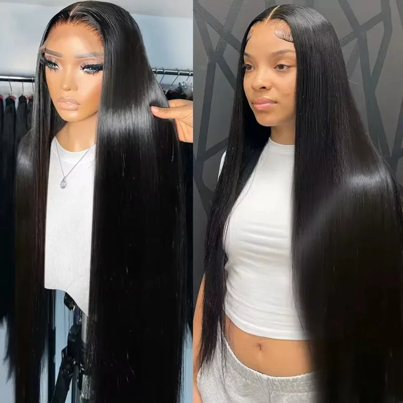 HD Transparent Lace Front Wigs 13x6 Frontal Human Hair Wig 200 Density