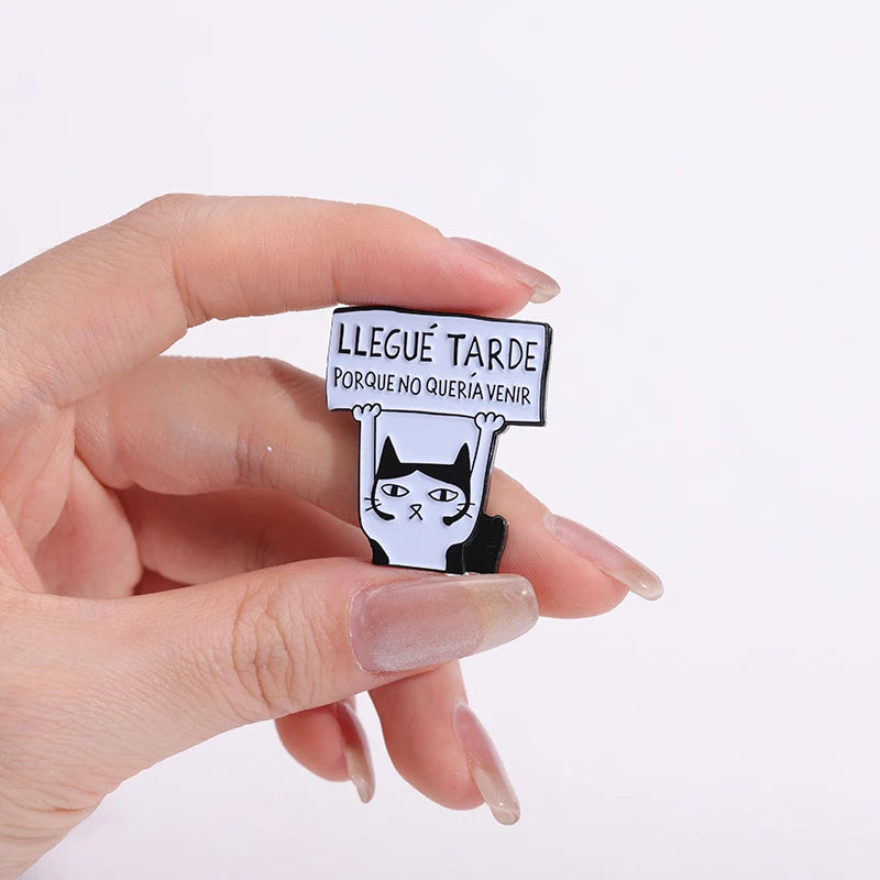 Funny Animal Enamel Pins - Cartoon Brooches Lapel Badges for Kids & Friends