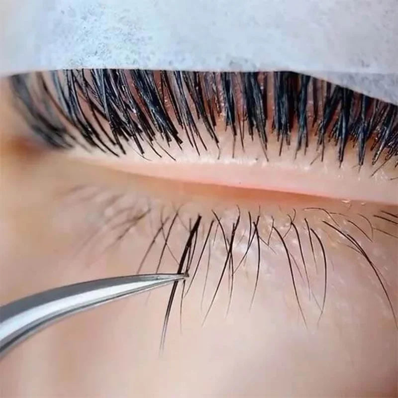 Double-Tip Flat Lower Eyelash Extensions - Faux Mink Individual Lashes