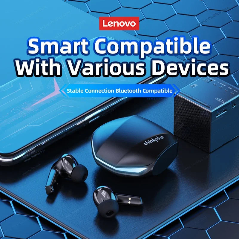 Wireless Gaming Earbuds with LED Digital Display Low Latency Waterproof Headphones