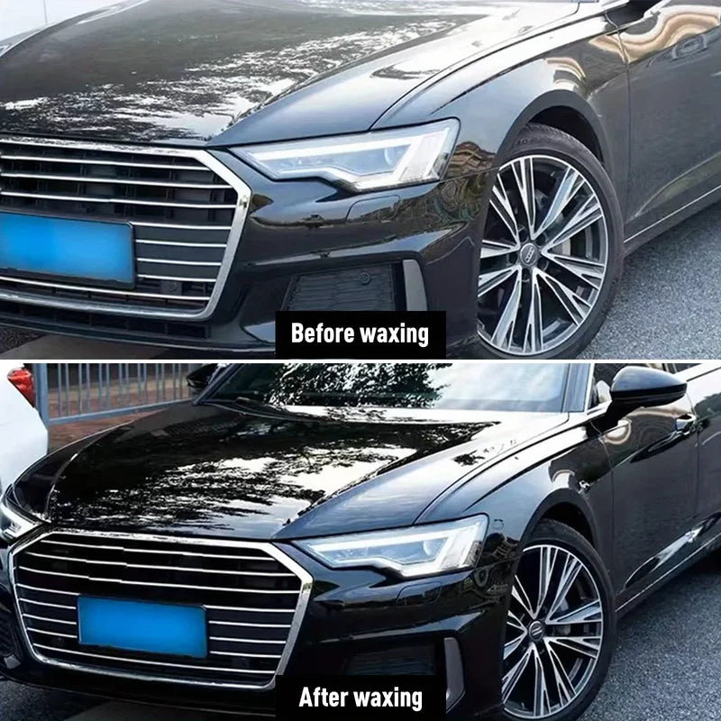 Black Car Wax - Scratch Remover & Paint Care Polishing for Auto Vehicles