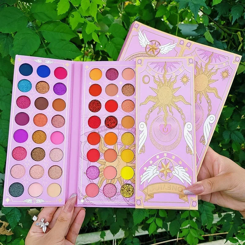 Colorful Eyeshadow Palette with 96 Colors - Shimmer, Matte, Sequin for Creative Makeup