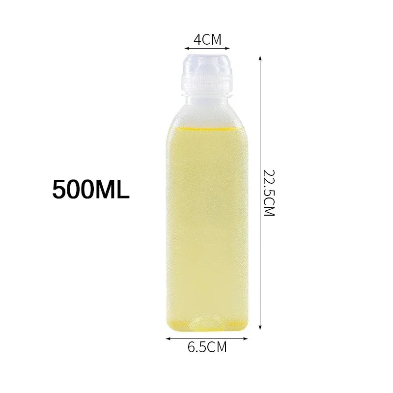 1000ML High-Temperature Resistant Oil Dispenser Bottle with Screw Cap - Multifunction Soy & Sauce Dispenser