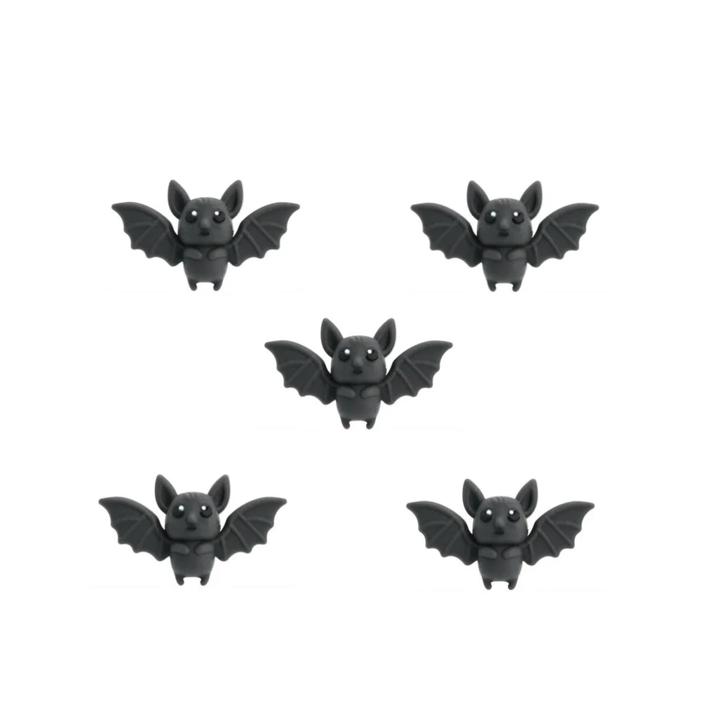 Halloween Bat Bead Set - Silicone 3D Focal Theme for Jewelry & Crafts