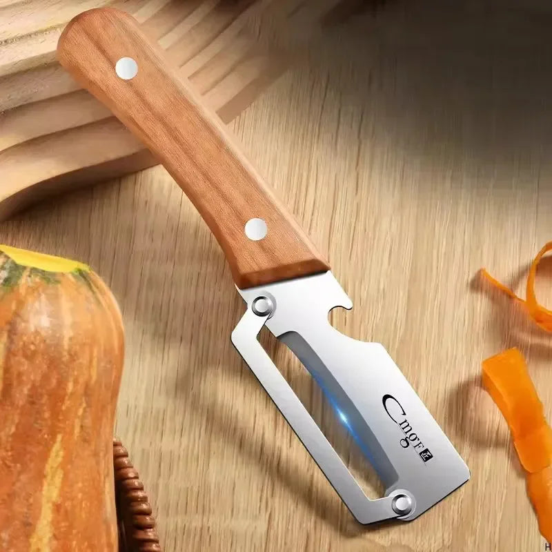 Stainless Steel Vegetable Peeler for Fruits & Vegetables - Multi-Function Kitchen Tool