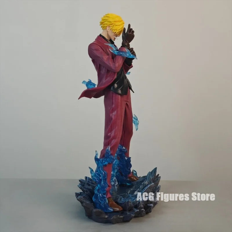 Anime ONE PIECE Sanji PVC Action Figure 25cm Collectible Desktop Statue