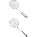 Stainless Steel Spider Strainer for Cooking and Frying, Multipurpose Kitchen Skimmer with Handle