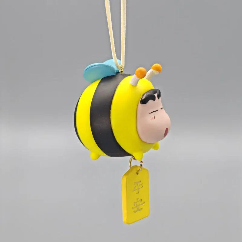 Anime Shin-chan Cos Bee Action Figure PVC Model Toy Collectible Desk Decor