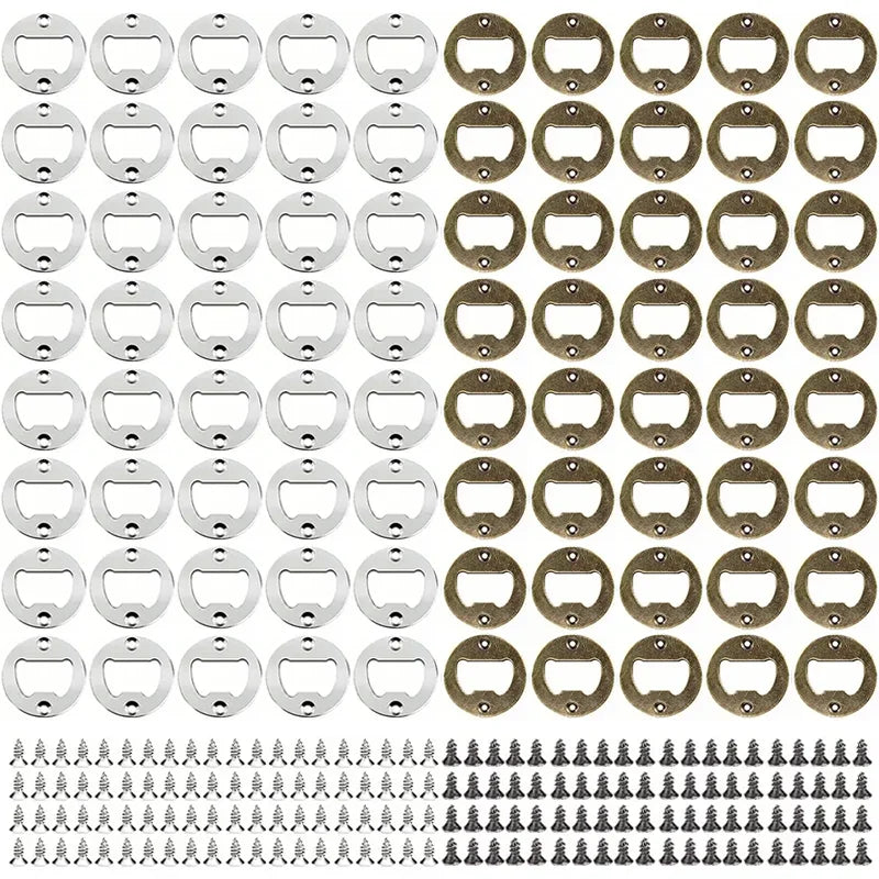 DIY Bottle Opener Insert Kit 10/20/30/50/80PCS Hardware for Resin Mold
