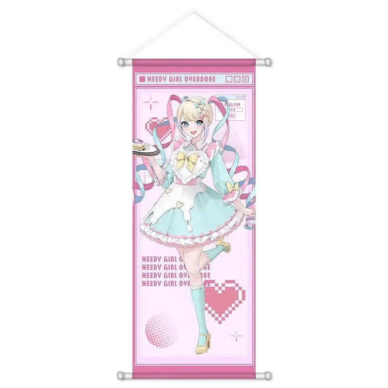 Anime Wall Poster - KAngel OMGkawaiiAngel Hanging Scroll Wall Art for Home Decor