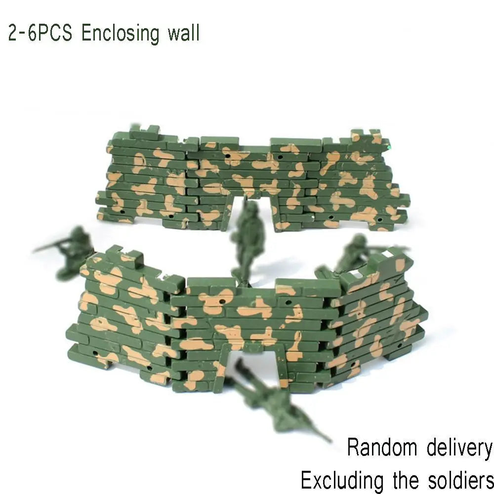 100-Piece Plastic Army Soldier Figures Set with Vehicles & Accessories for Kids