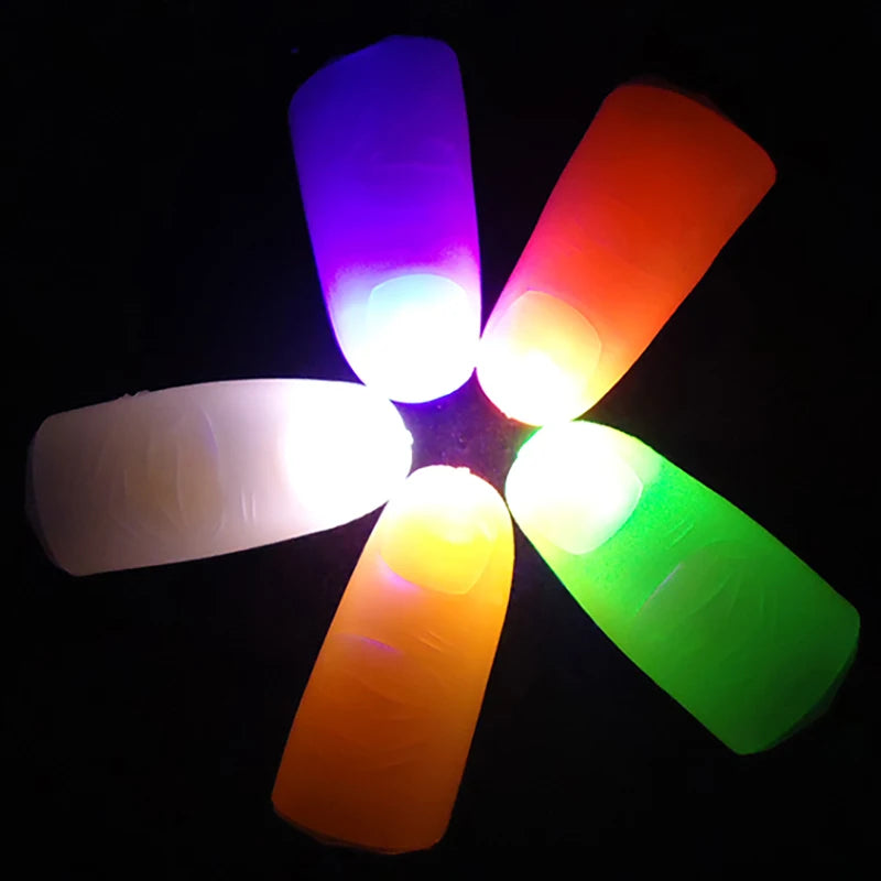 Glow in The Dark Finger Light - Luminous Thumb Trick Prop for Parties & Halloween