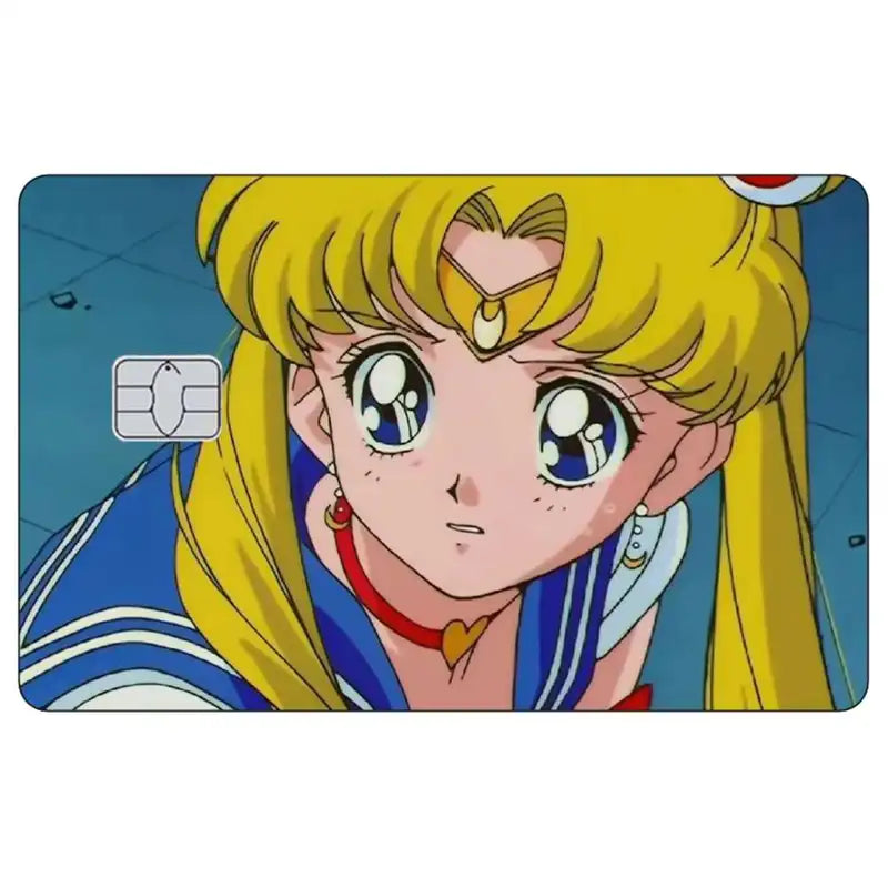 Anime Cartoon Credit Card Skin Stickers Protective Cover Case Self-Adhesive