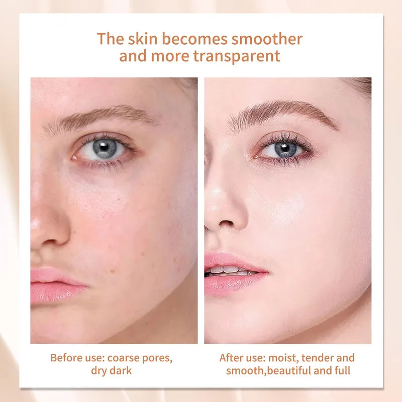 Color Changing Foundation Stick with Double Head Brush Full Coverage Matte Finish Lightweight Moisturizer