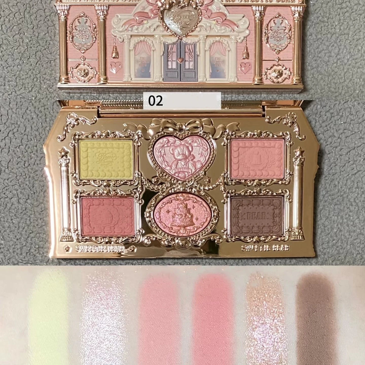 Vegan Eyeshadow Palette with Matte, Shimmer & Glitter Shades Waterproof Long Lasting Makeup