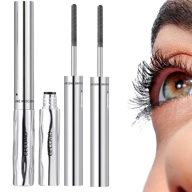 Long-Lasting Waterproof Curling Mascara with Spiral Wand - Voluminous & Sweat-Proof