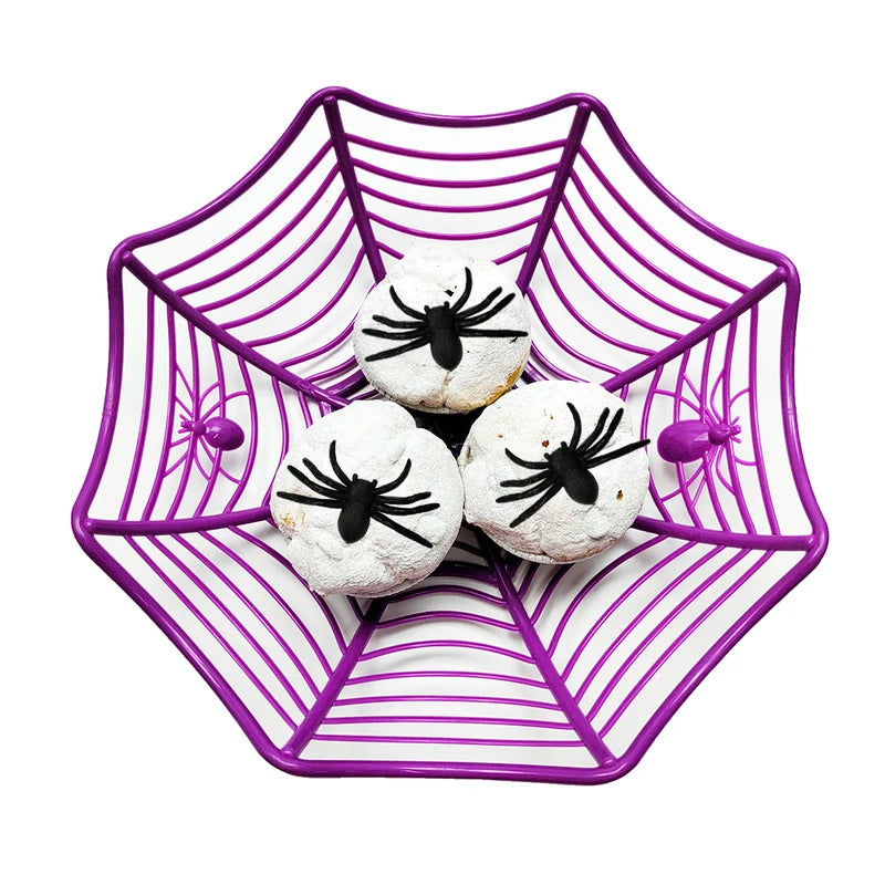 Halloween Candy Basket Snack Fruit Bowl Trick or Treat Party Supplies