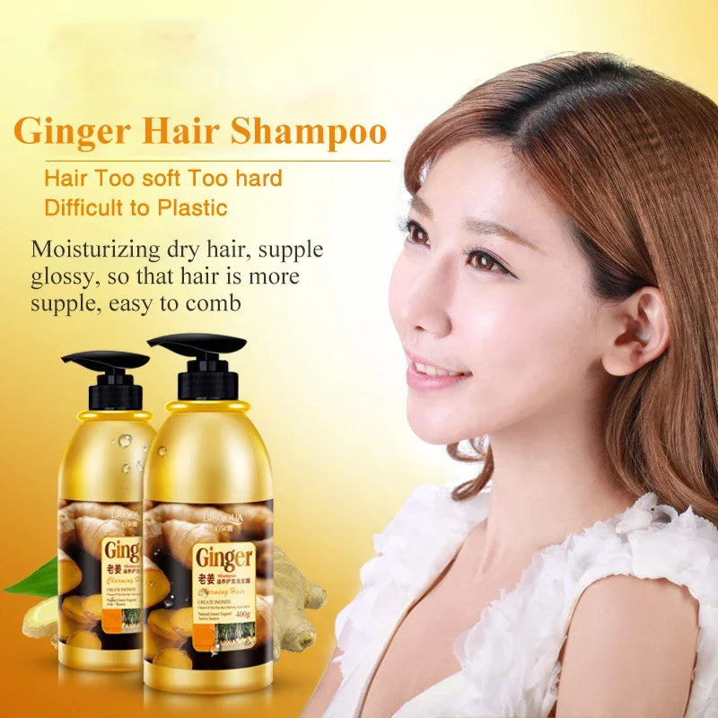 Herbal Ginger Hair Shampoo for Hair Growth & Dandruff Control 400ml