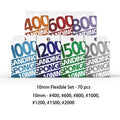 Model Sanding Sponge Set for Precision Finishing - Multiple Colors