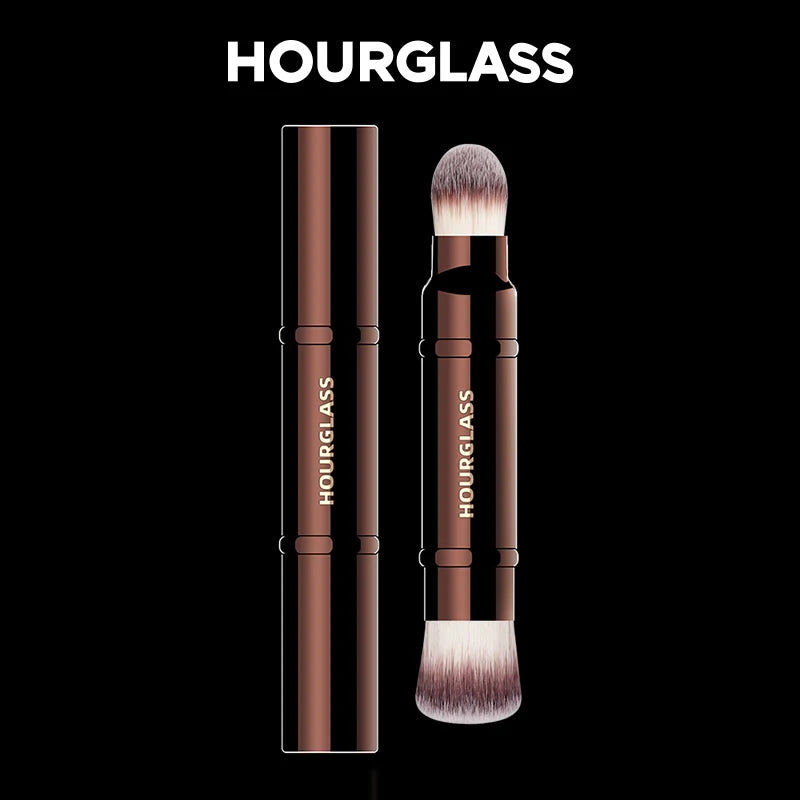 Retractable Double-Ended Makeup Brush No.15 Face Powder & Foundation Brush