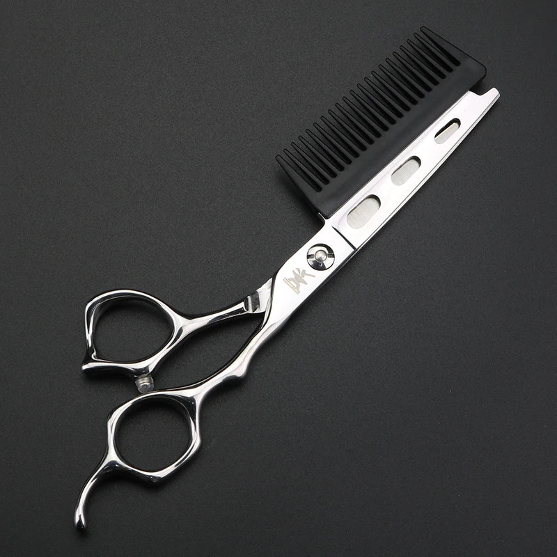 6 Inch Hairdressing Scissors and Comb Set - Japan 440C Steel, Professional Salon Tool