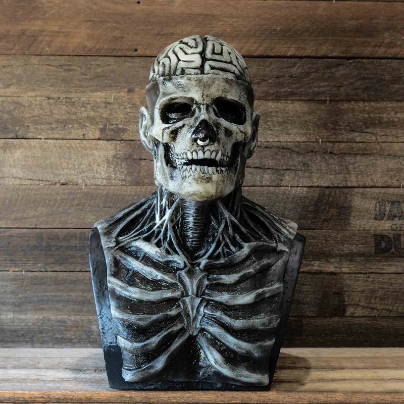 Halloween Latex Skeleton Mask Full Face Skull Helmet Party Costume Accessory