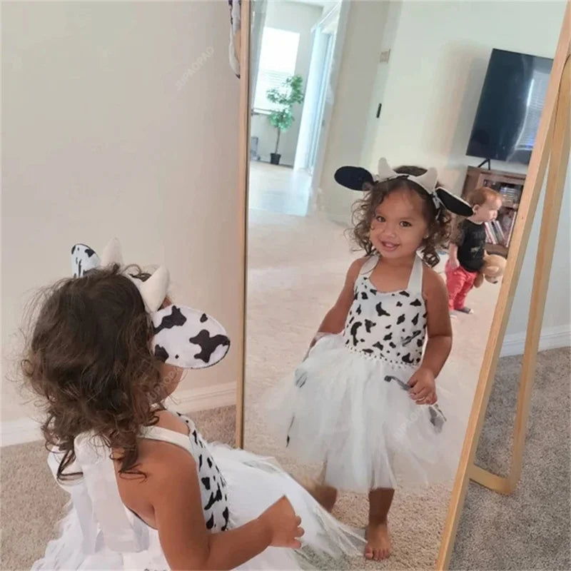 Baby Girls Halloween Animal Cosplay Costume Tutu Dress for Party & Birthday