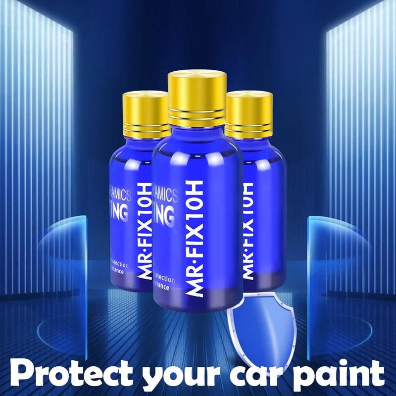 Ceramic Coating Car Wax Kit 10H Hydrophobic Liquid Glass Paint Protection