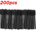 Disposable Eyelash and Eyebrow Makeup Brush Set - Pack of 50, 100, or 200
