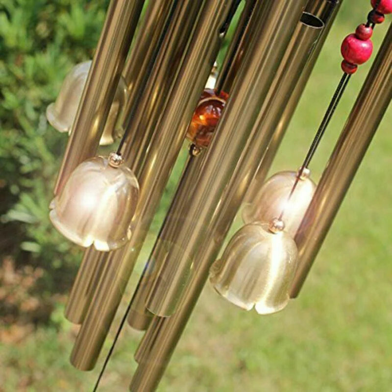 Metal Aluminum Wind Chimes Garden Wall Hanging Decor - Handmade Bell Sounding Ornament