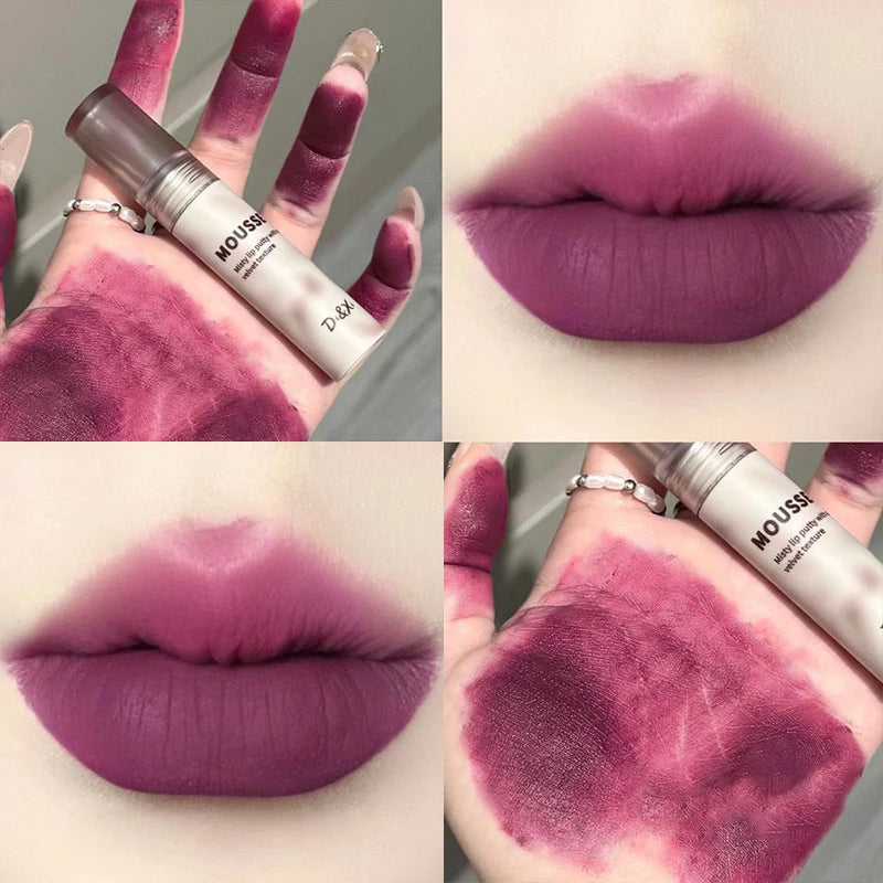 Long Lasting Matte Lipstick Waterproof Liquid Lipstick Nude Purple Punk Shades