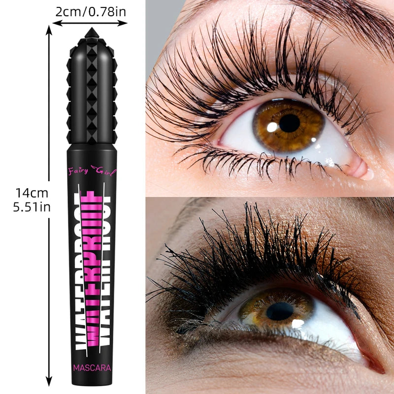 Waterproof Lengthening Mascara for All Eyelash Types - 4D Effect, Korean Style