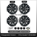 Tesla Model Y 19 Inch Wheel Hub Caps Set - Performance Rim Covers, Multiple Colors
