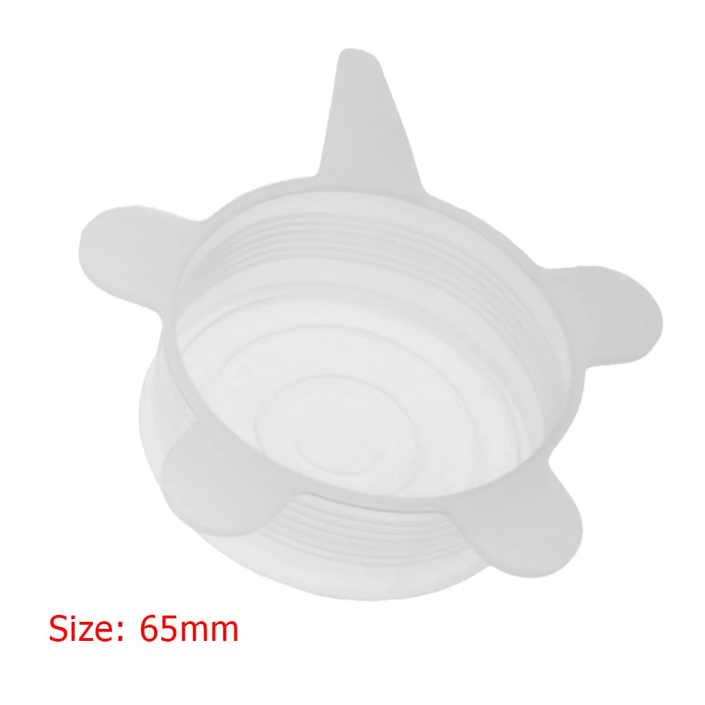 Reusable Silicone Food Covers Set - Heat-Resistant Kitchen Bowl Lids