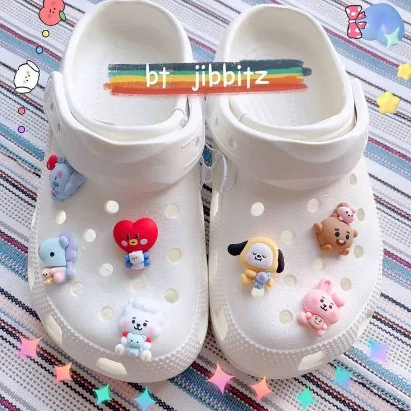 DIY Cartoon Shoe Buckle Kit - Koya RJ Shooky Mang Chimmy Cooky 3D Decor