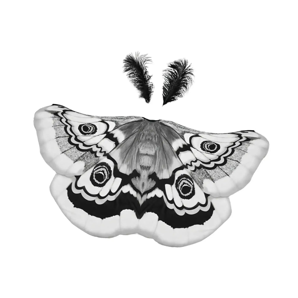 Halloween Butterfly Cape Costume with Headpiece for Role Play and Parties