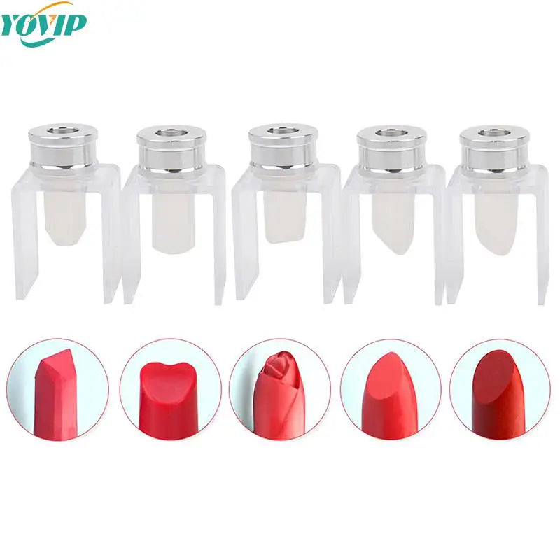 Silicone Lipstick Mold Kit with Ring Holder DIY Beauty Lipstick Making Tools