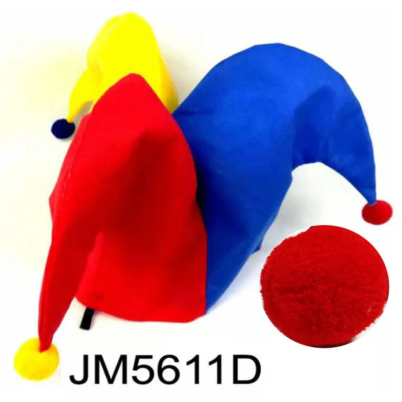 Halloween Clown Hat Costume Props for Dress Up - Multiple Colors