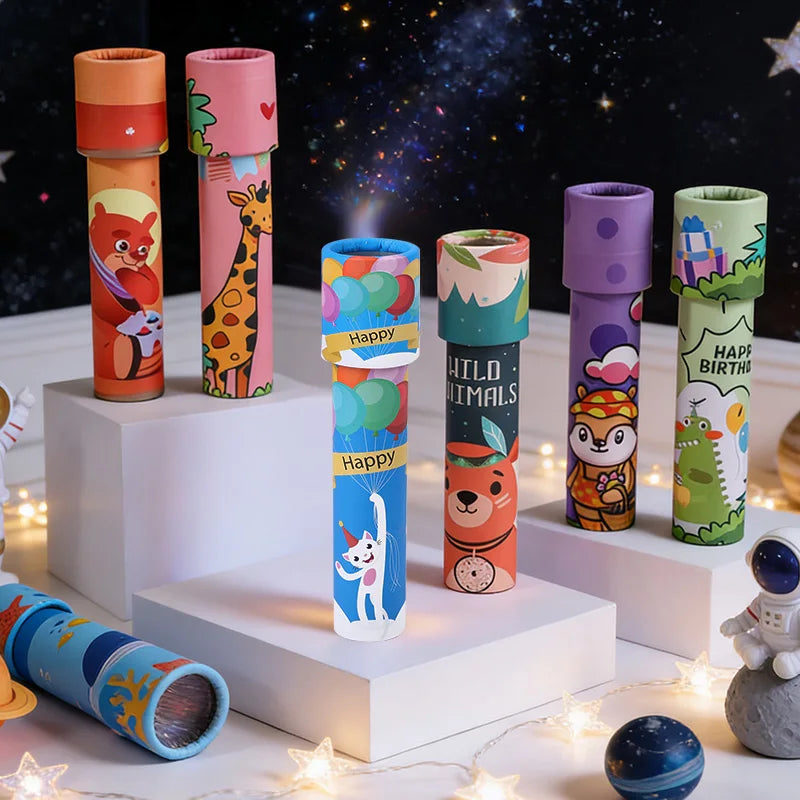 10Pcs Creative Kaleidoscopes for Kids Party Favors & Educational Gifts