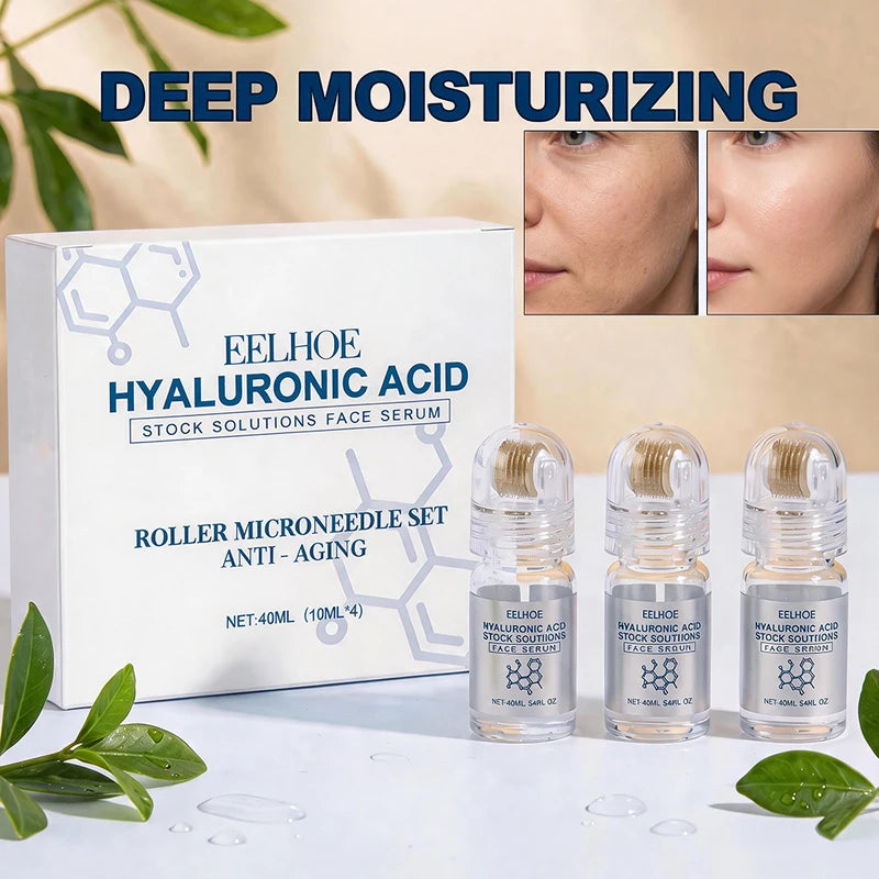 Facial Roller Skin Care Set for Hydrating and Smoothing - Daily Use
