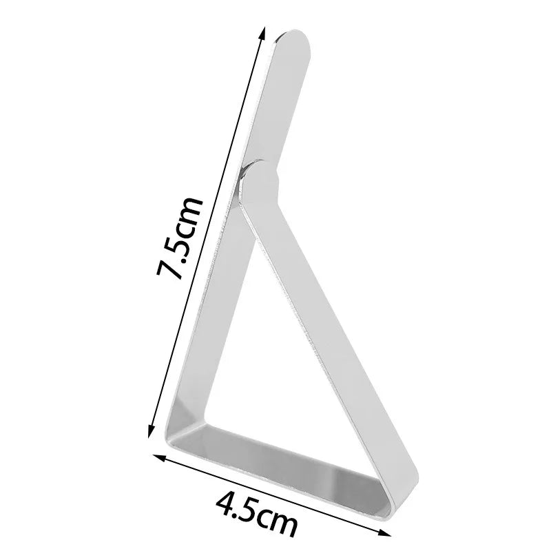 Heavy Duty Stainless Steel Tablecloth Clips Set - Strong Grip Picnic & Restaurant Holders